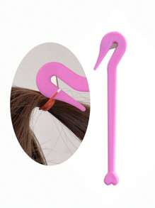 1 pieza Cortador de bandas elásticas para el cabello Removedor desechable de bandas de goma Herramienta para quitar lazos de pelo Accesorios de peinado para prevenir el tirón del cabello y daños en el cuero cabelludo (Morado), Rulos para el cabello, Rizos sin calor, Rizador de cabello, Productos y accesorios para el cabello para peluquería, salón de belleza, viajes esenciales, vuelta al colegio, vacaciones esenciales, accesorios para el cabello para mujeres