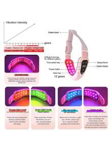 Double Chin Machine, 5 Modes And 12 Intensity Levels Face Lift Device, Intelligent Lifting Firming Saggy Skin Tightening Machine For Women Skin Care