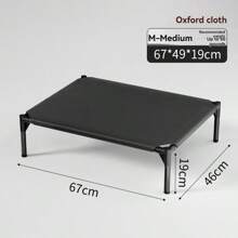 1-Piece Outdoor Dog Cot With Mesh Fabric - Summer Breathable & Cool Rest Bed For Small And Medium-Sized Dogs - Multicolor - View 12