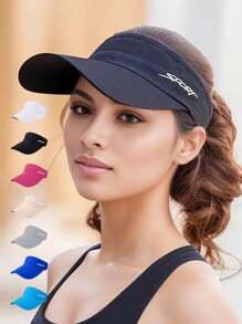 Visera de tenis para mujer, gorra de sol de verano para exterior