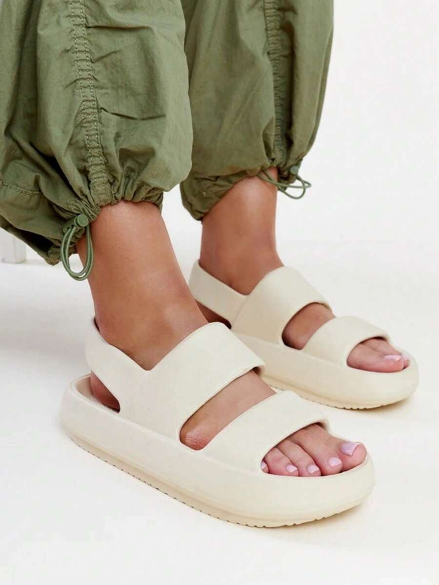Gemre Summer Fashionable Women Sandals Summer Sandals For Women - Beige - View 1