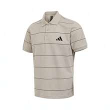 Adidas Maglietta polo a righe da uomo 2025, maglia a maniche corte TJL6044