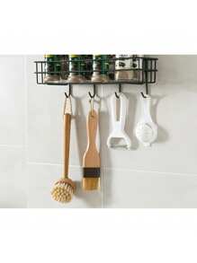 Półka łazienkowa, półka na toaletę, wieszak na ręczniki papierowe, wodoodporna i bezuderzeniowa łazienka nad toaletą, przechowywanie kosmetyków łazienkowych, przechowywanie butelek z przyprawami kuchennymi, montaż bezuderzeniowy, w tym 2 naklejki bezśladowe, wodoodporna i odporna na wilgoć, duża nośność, półka łazienkowa zaprojektowana dla osób, które dążą do czystego i wygodnego życia Wystrój łazienki w domu Organizer łazienkowy Lato