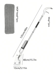 1pc Spray Mop All-In-One Floor Cleaning System, Home Cleaning Tool With Replaceable Mop Heads