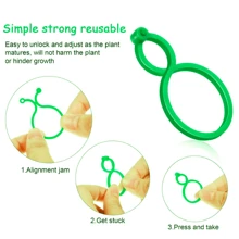 20/50 piezas Clips de sujeción para plantas trepadoras de jardín, clips para plantas de soporte para plantas, clips para tomates, clips de jardinería, clips para verduras para sujetar plantas