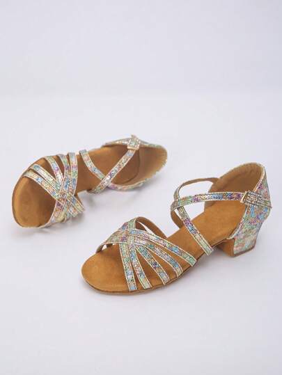 1 Pair Children's Ballet/Latin Dance Shoes, Soft Sole Indoor Dance Shoes For Girls