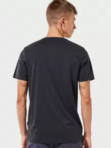 Puma ESS Big Logo Crew TR - Dark Gray Heather - View 2