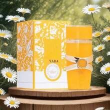 Latafa Yaro  Eau De Parfum 100ml For Women - Exotic Coconut, Orange Blossom & Cashmeran, Elegant Feminine Scent - Orange - View 2