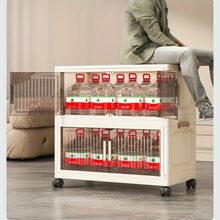 5-Layer Plastic Locker - Large Capacity, Easy To Assemble - Very Suitable For Kitchen, Snacks, Toys, Wardrobe, Bedroom Organization