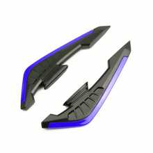 2Pcs Motorcycle Aerodynamic Wing Set Front Side Spoiler Winglets Fixed Front Fairing Winglets Bobber Touring Dirt Bike