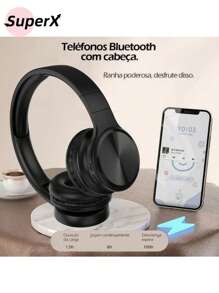 Tune T510bt  Wireless Bluetooth Stereo Headphones For Android IOS - 黑色 - 查看 7