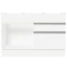 Mueble Cocina 120x60 1 Puerta 2 Caj Sin Tablero Glamy Madesa - Blanco - Ver 10