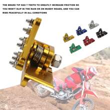 摩托车折叠式后刹车踏板脚杆头端 CNC 通用适用于 CRF CR XR 50cc-125cc RM KX250 KLX TTR PW SSR Apollo TAO SDG 越野车、摩托车、越野摩托车、摩托车配件、越野车配件 - 均碼 - 查看 5