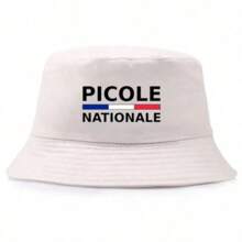 Summer Picole Nationale Graphic Print Sun Hat, Unisex Casual Bucket Hat, Sun Protection - Multicolor - View 3