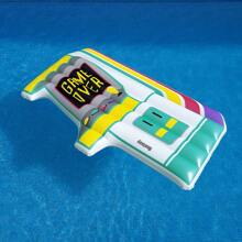 Importadora La Merced Retro Arcade Design Ride-On Float, Lifeguard, 1.81 M Long, Inflatable Pool Float, Aquatic Float - White - View 4