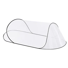 1pc/2pcs Foldable Pop-Up Mosquito Net For Bed, Camping, Travel And Yard - Lightweight, Easy To Install, White Mesh, Hand Wash Only, Travel Mosquito Net | Transparent Mesh Design | Portable Mosquito Net - Black - View 8