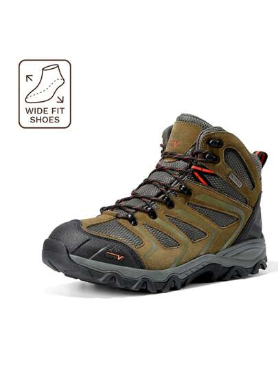 Men's Ankle High Waterproof Hiking Boots Outdoor Lightweight Shoes Trekking Trails Armadillo
