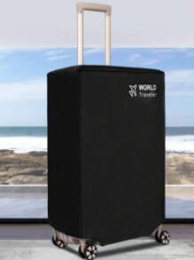 1pc Luggage Cover Box, High Quality Non-Woven Material, Waterproof And Dustproof Design, Travel Luggage Protector, Transparent Dustproof Trolley Protector, Suitable For 20 Inches To 30 Inches Luggage, Luggage Not Included, Suitable For Travel Essentials, Travel Organizer Beach Summer Vacation Back To School
