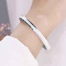 925 Sterling Silver Frosted Star River Bracelets Bangles For Women Girl Everyday Wear Holidays Gifts Fashion Japanese And Korean Style