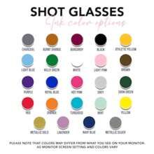 Customized 60th Birthday Shot Glass Favor, Personalized Shot Glasses For 60th Birthday Favors, 60th Birthday Party Shot Glass As Favor (260) - Multicolor - View 11