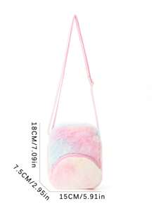 Girls Quilted Heart Design Novelty Bag - Multicolor - View 2