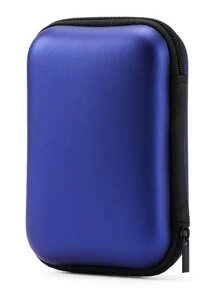 Portable Storage Organizer Bag Multifunctional Universal Handbag, Handheld Game Console Portable Case, Protective Travel Retro Mini Game Console Case, Can Store Charging Cables, Earbuds, Batteries And Accessories - Royal Blue - View 3