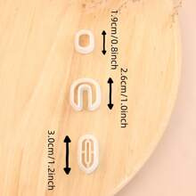 3 chiếc khuôn cắt đất sét polymer trưởng thành, khuôn cắt đất sét polymer tròn để làm khuyên tai, khuôn cắt đất sét rỗng cho khuyên tai - trắng - Xem 2