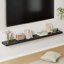 Tomnk 2pcs 22in Bookshelves, Floating Shelves For Wall, Shelves Wall Mounted Shelf With Invisible Bracket For Bathroom, Living Room, Bedroom, Kitchen, Office Decor, Room Decor, Home Decor - Nhiều màu - Xem 4