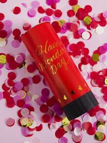 6件/1件多色手持礼品管 气氛喷雾管 酒吧气氛道具 派对道具 庆祝祝贺礼品 适合室内外使用 适用于派对聚会、婚礼、毕业典礼和庆典