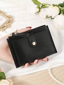 Burgundy Bag Charry Red Bag Wine Red Bag,Fashionable Burgundy Purse With Embossed Tactile Feel And Snap Closure - High-Quality Leather Women's Wallet With Multiple Card Slots, Zippered Coin Pocket, And Durable Scratch-Resistant Hardware - Burgundy - View 9