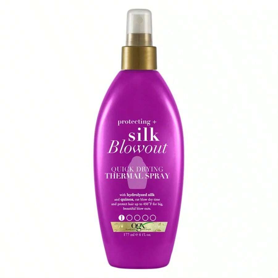 OGX Protecting + Silk Blowout Quick Drying Thermal Spray - 6 Fl Oz - 1 - View 1