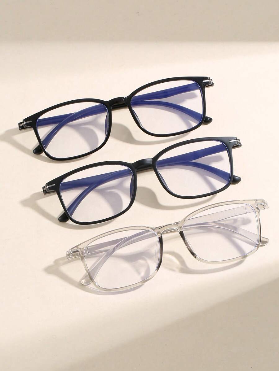 1 par de gafas transparentes retro para hombre, aptas para diversas ocasiones