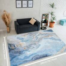 Local Rug, Luxurious Marble Pattern Rug With Backing, Machine Washable Rug, Dot-Plastic Backed, Room Rug, Bedroom, Home Office, Kids' Room, Playroom, Kitchen, Dining Room Mother's Day Home Bathroom Decor - Multicolor - View 28
