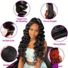 12A Loose Wave Bundles 100% Human Hair Extensions Malaysian Hair Weave Tissage Cheveux Humain Wave 1 3 4 Bundles For Black WomenW - Natural Black - View 7