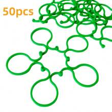 20/50 piezas Clips de sujeción para plantas trepadoras de jardín, clips para plantas de soporte para plantas, clips para tomates, clips de jardinería, clips para verduras para sujetar plantas