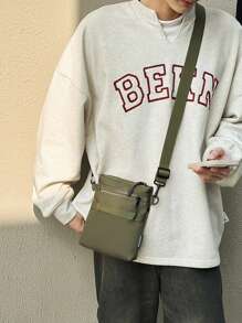 New Crossbody Phone Bag For Men, Commute & Outdoor Casual, Unisex Backpack - Multicolor - View 6