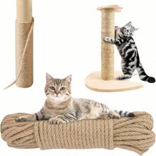 20/50M DIY Cat Natural Sisal Rope For Scratching Post Tree Replacement, Hemp Rope For Repairing, Replacement Cat Tree And Tower,Cat Accessories,Cat Sisal Rope For Scratching - Multicolor - View 3