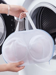 1 pieza Bolsa de malla para ropa interior, Bolsa de lavandería para sostenes lavable a máquina, Bolsa de lavandería para lencería resistente a la deformación y organizadores de limpieza para viaje