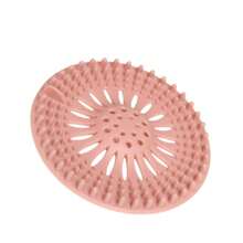 1pc Shower Drain Hair Collector - Silicone Drain Plugs, Anti Clogging Drain Hair Collectors, Bathroom Accessories For Bathtubs, Sinks, And Kitchens