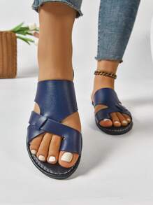 Women's Handmade Soft And Comfy Fashion Slip-On Sandals, Soft Sole Non-Slip Wear-Resistant Open Toe House Slippers