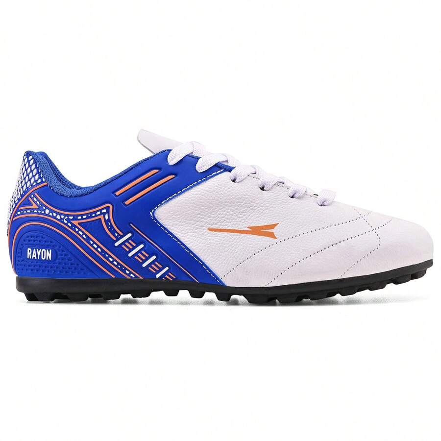 Chuteira Mista em Couro 100% Legitimo Campo Society -Solado Borracha Resistente Costurada