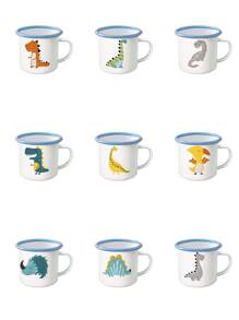 1 件定制名字个性化礼品白色搪瓷杯，特殊场合的独特礼物，个性化照片咖啡杯，定制露营杯，定制圣诞礼物，个性化周年纪念照片杯，送给家人、朋友和宝宝的完美礼物，个性化万圣节搪瓷杯，定制马克杯，定制咖啡杯 - 白色 - 查看 16