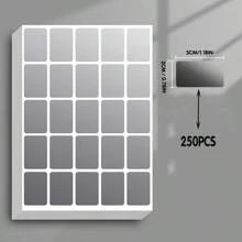 60 件/160 件/250 件/300 件可移除防水标签贴纸，专为冷冻食品设计 - 非常适合整理地址、办公室和家庭使用、储物盒、搬家、文件夹 - 彩色 - 查看 17