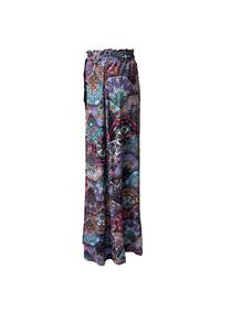 Gonna casual a-line stampata da donna