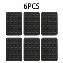 6pcs Multifunctional Silicone Suction Cup - Universal, Compatible With Tablets, Strong Adhesion, Easy To Remove, Reusable, Washable - Suitable For Phone Case Decoration And Tablet Stand