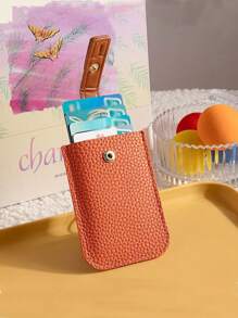 Slim Credit Card - Easy Pull Out Organizer Holder,Delicate Design, Large Capacity, Compact Size, Suitable For Driver's License, Business Cards, And Other Documents,Easy Pull Out Organizer, Rfid Secure, Multiple Card Slots, Soft , Perfect For Front Pocket,Large-Capacity Id Creative Multi-Card Slots, Anti-Degaussing, Pull-Out Card Holder,Compact Ultra-Thin Holder - Multicolor - View 4