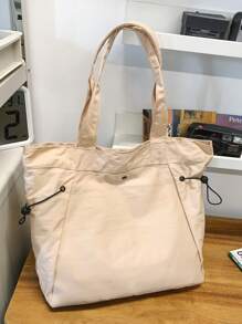 Peach Tree Tote Bag, Shoulder Bag For Men, Canvas Handbag, Shopping Bag, Beach Bag, Reusable Bag, Suitable For University, School, Travel, Thanksgiving, Winter, Computer Bag, Fitness Bag, Hiking Outdoor Casual Travel, Gifts For Friends, Valentine's Day Big Bag Camping