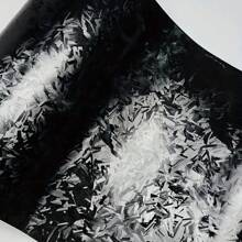 1pc Forged Black Carbon Fiber Vinyl Wrap Film For Cars & Motorcycles - Durable PVC Adhesive Film, Automotive Forged Carbon Fiber Car Wrap Suitable For Exterior & Interior Decoration, Hood Protection, Glass Wrapping - one-size - View 11