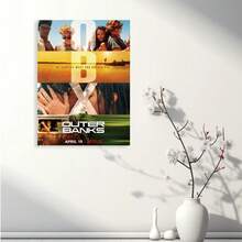 Framed Ou.Ter B.Anks 2020 Canvas Poster, Home & Living Room Decor, Bedroom & Hallway Decoration, Movie Themed Wall Decor - 框架 - 查看 4
