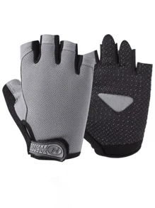 Half Finger Sports Cycling Gloves For Men & Women, Outdoor Fitness Gym Gloves Anti-Callus Thickened Non-Slip Breathable Thin Gloves For Summer
